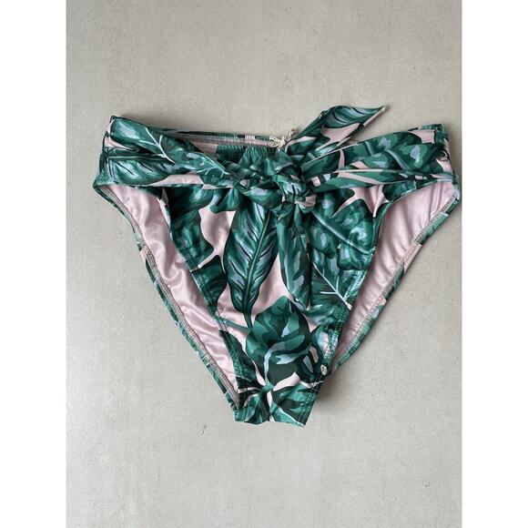 Kenny Flowers Swim Bikini Bottom Tie Front Fronds With Benefits - Picture 1 of 11